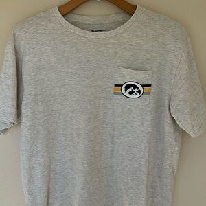 Champion University of Iowa Hawkeyes‎ Heather Gray T-shirt XL